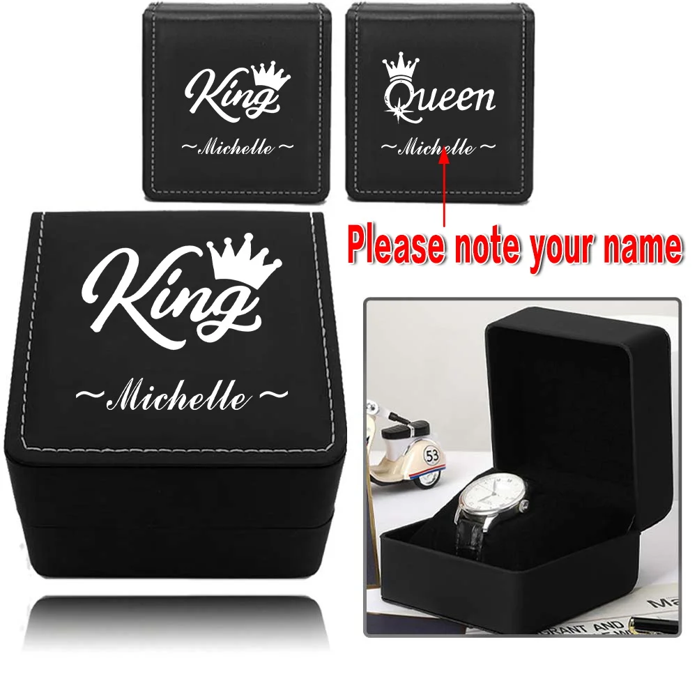 Customized Name PU Watch Storage Box with Pillow Jewelry Gift Case Organizer Wristwatch Display Bag Classic Personalized Holder
Customized Name PU Watch Storage Box with Pillow Jewelry Gift Case Organizer Wristwatch Display Bag Classic Personalized Holder