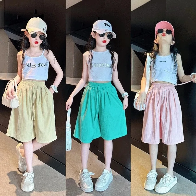 UNITIM Summer Kids Girls Shorts for Outerwear 2026 Children Girls Mid-Length Pants for Kids 3-14Yrs Girls Trousers for Big Kids
UNITIM Summer Kids Girls Shorts for Outerwear 2026 Children Girls Mid-Length Pants for Kids 3-14Yrs Girls Trousers for Big Kids