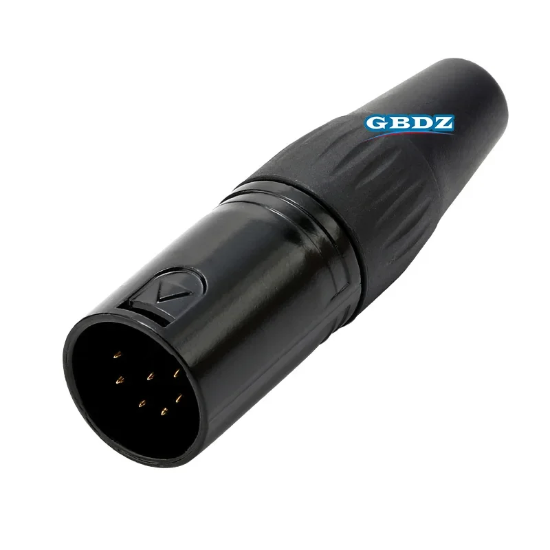 REAN YS1367N-BG Black 7 Pin Gold Plated XLR Soldering Plug Microphone Connector Balanced XLR Male Female Weld Audio Plug
REAN YS1367N-BG Black 7 Pin Gold Plated XLR Soldering Plug Microphone Connector Balanced XLR Male Female Weld Audio Plug