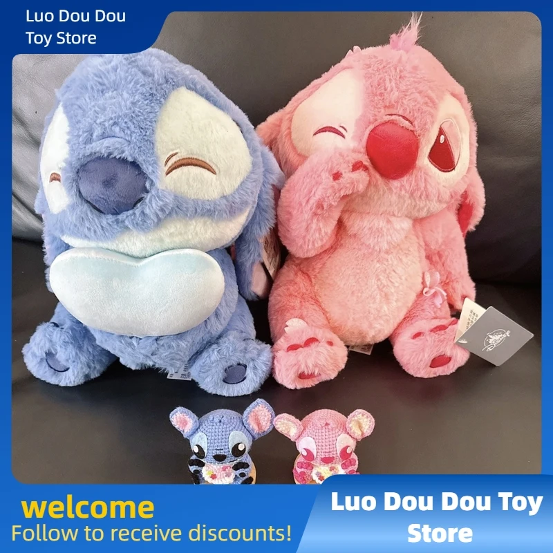 Disney Lilo & Stitch Pink Heart Doll Cartoon Angel Plush Toy Kawaii Soft Stuffed Animal Cute Anime Gift for Children's Birthday
Disney Lilo & Stitch Pink Heart Doll Cartoon Angel Plush Toy Kawaii Soft Stuffed Animal Cute Anime Gift for Children's Birthday