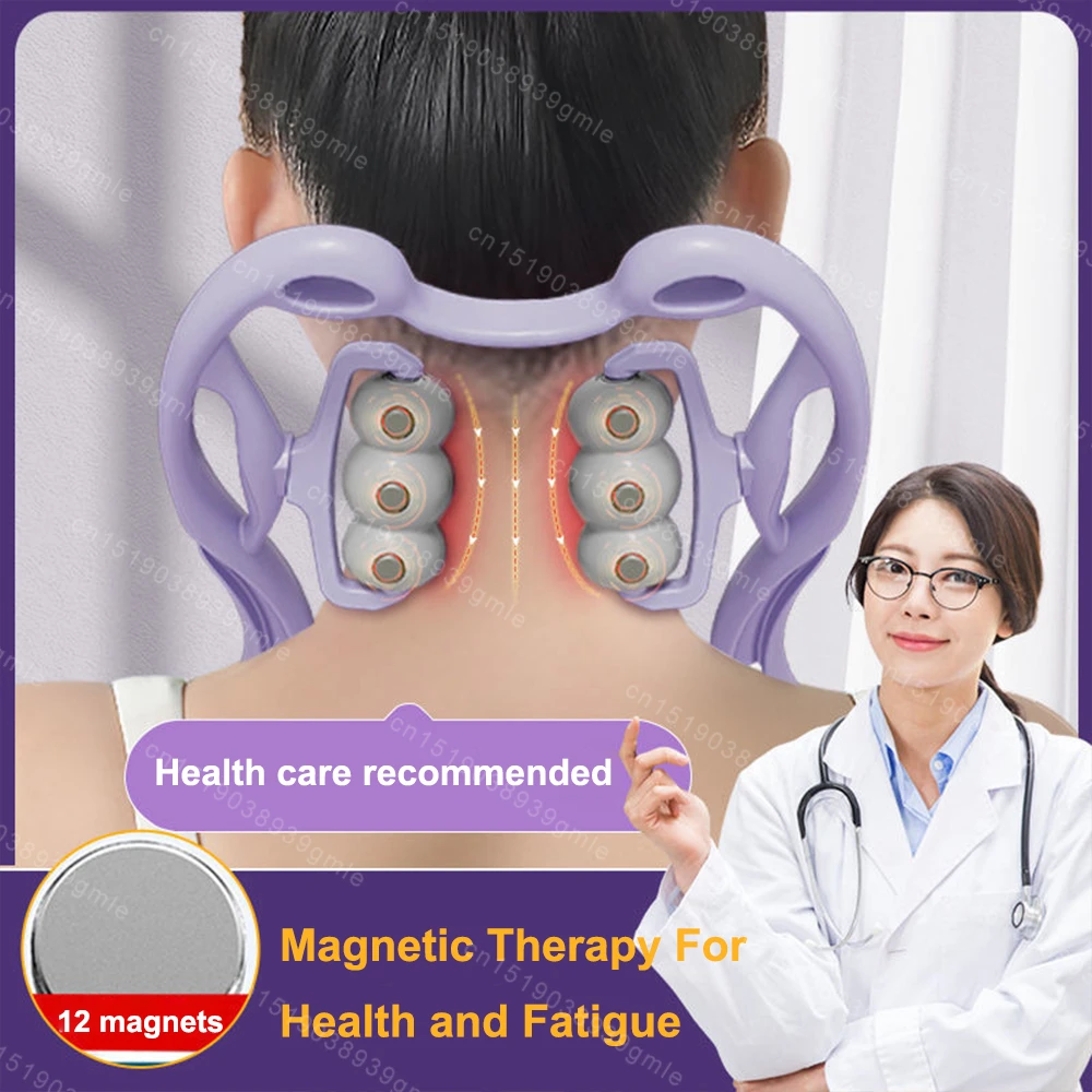 12 Magnetic Cervical Massager Neck Booster Hand-Held Physiotherapy Massage Roller Relax Muscles and Tendons Lengthen Leg Lines
12 Magnetic Cervical Massager Neck Booster Hand-Held Physiotherapy Massage Roller Relax Muscles and Tendons Lengthen Leg Lines