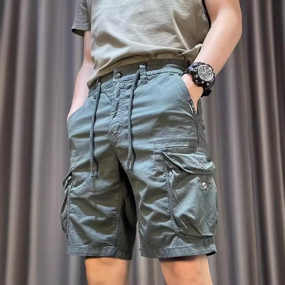 Men Lightweight Cargo Shorts Multi Pocket Drawstring Casual Shorts Loose Fit Solid Color Summer Shorts
Men Lightweight Cargo Shorts Multi Pocket Drawstring Casual Shorts Loose Fit Solid Color Summer Shorts