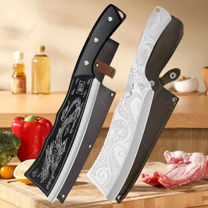 Handmade Forged Chef Knife High-grade Black and Gray Sharp Boning and Meat Cutting Knife Household Stainless Steel Kitchen Tools
Handmade Forged Chef Knife High-grade Black and Gray Sharp Boning and Meat Cutting Knife Household Stainless Steel Kitchen Tools
