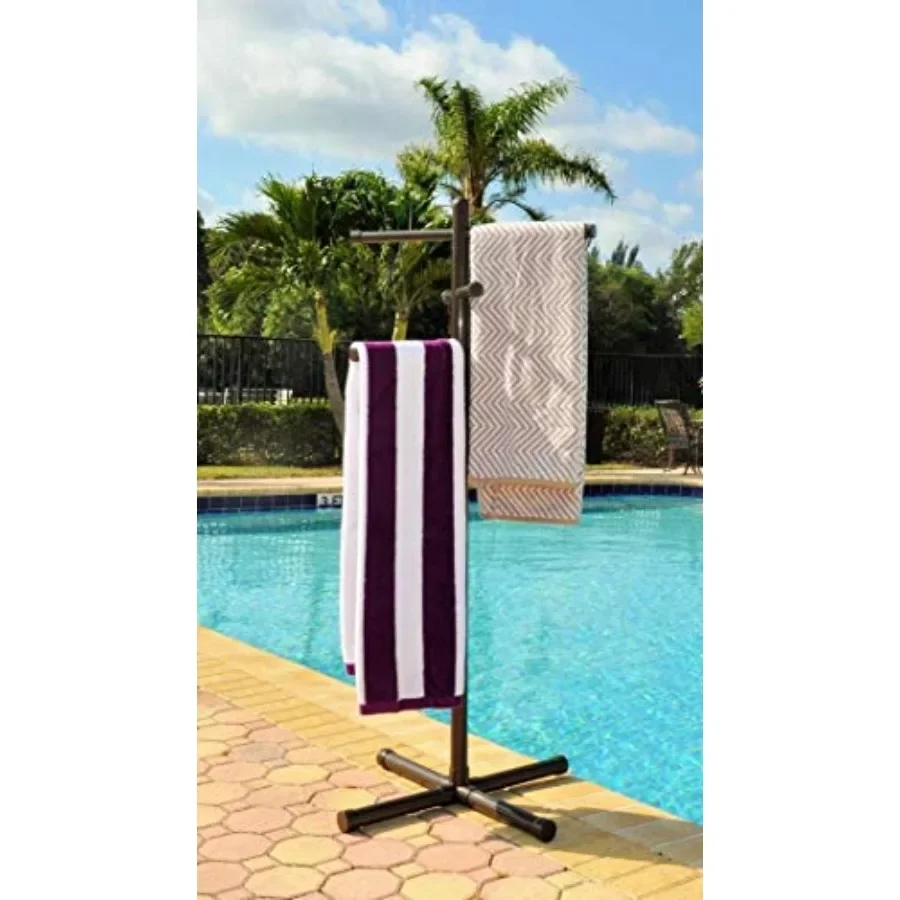 Pool Spa Towel Rack for Outdoor Use Bronze PVC Material Extra Tall Towel Tree with Premium Durability and Rust-Resistant Finish
Pool Spa Towel Rack for Outdoor Use Bronze PVC Material Extra Tall Towel Tree with Premium Durability and Rust-Resistant Finish