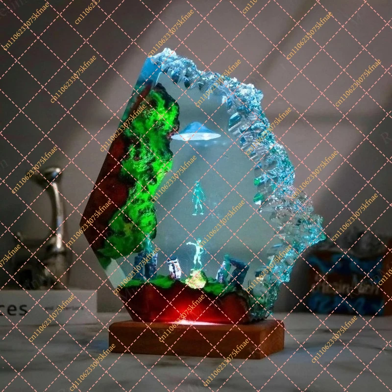 Alien & Stonehenge Resin Lamp, UFO Themed Decor Ornament Gift for Boys
Alien & Stonehenge Resin Lamp, UFO Themed Decor Ornament Gift for Boys