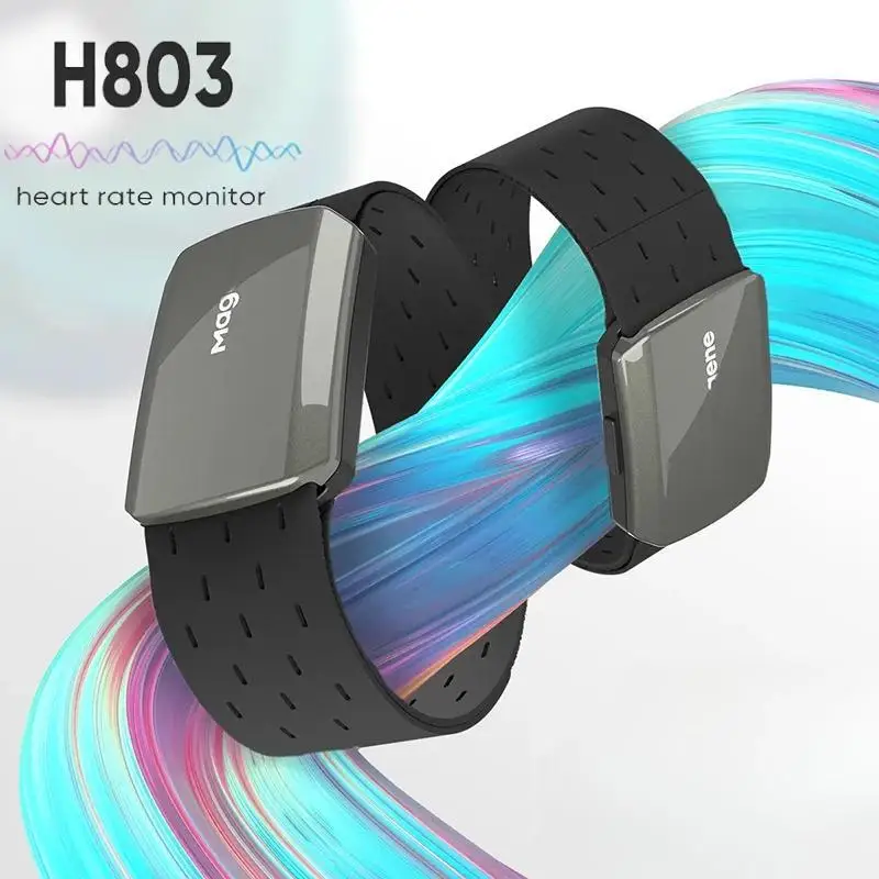 Монитор сердечного ритма Magene H803, датчик нарукавной повязки, двухрежимный Bluetooth Ant, трекер сердцебиения, монитор движения на руку.
Монитор сердечного ритма Magene H803, датчик нарукавной повязки, двухрежимный Bluetooth Ant, трекер сердцебиения, монитор движения на руку.