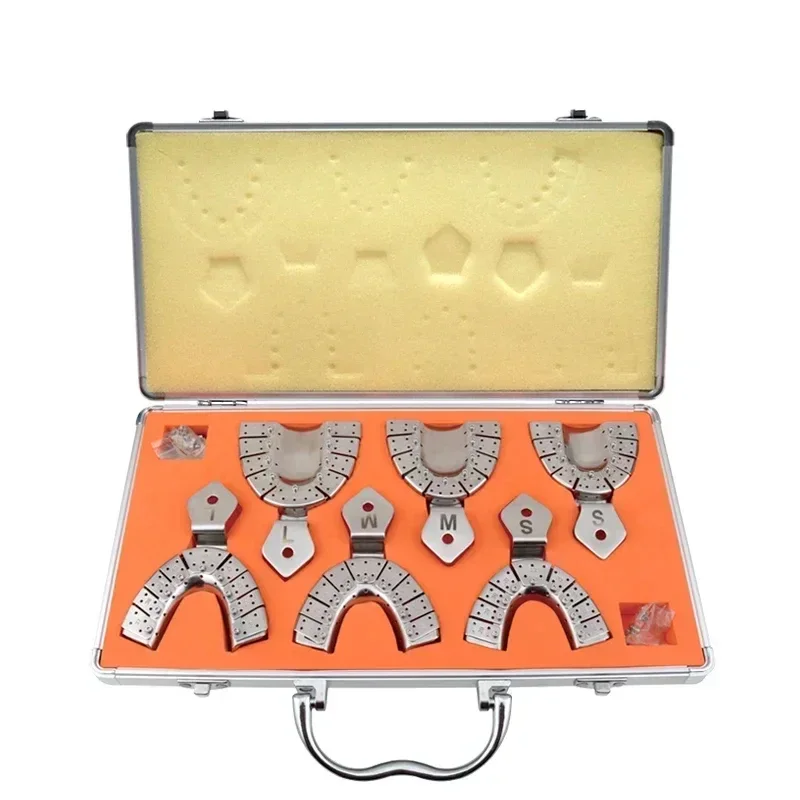 Medical Versatile Dental Impression Stainless Steel Tray Adjustable AutoclavableTeeth Mold Kit Precise Dentistry Work L/M/S Size
Medical Versatile Dental Impression Stainless Steel Tray Adjustable AutoclavableTeeth Mold Kit Precise Dentistry Work L/M/S Size