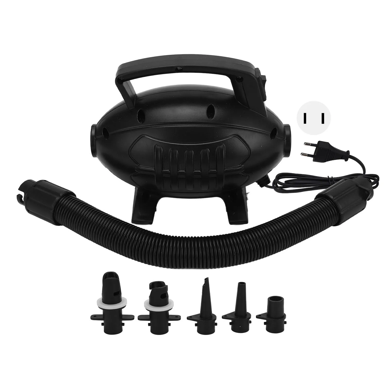 Высокоэффективный электрический воздушный насос мощностью 600 Вт, малошумный насос для накачивания с 5 насадками для надувного матраса, кровати, кольцо для плавания, воздушный насос
Высокоэффективный электрический воздушный насос мощностью 600 Вт, малошумный насос для накачивания с 5 насадками для надувного матраса, кровати, кольцо для плавания, воздушный насос