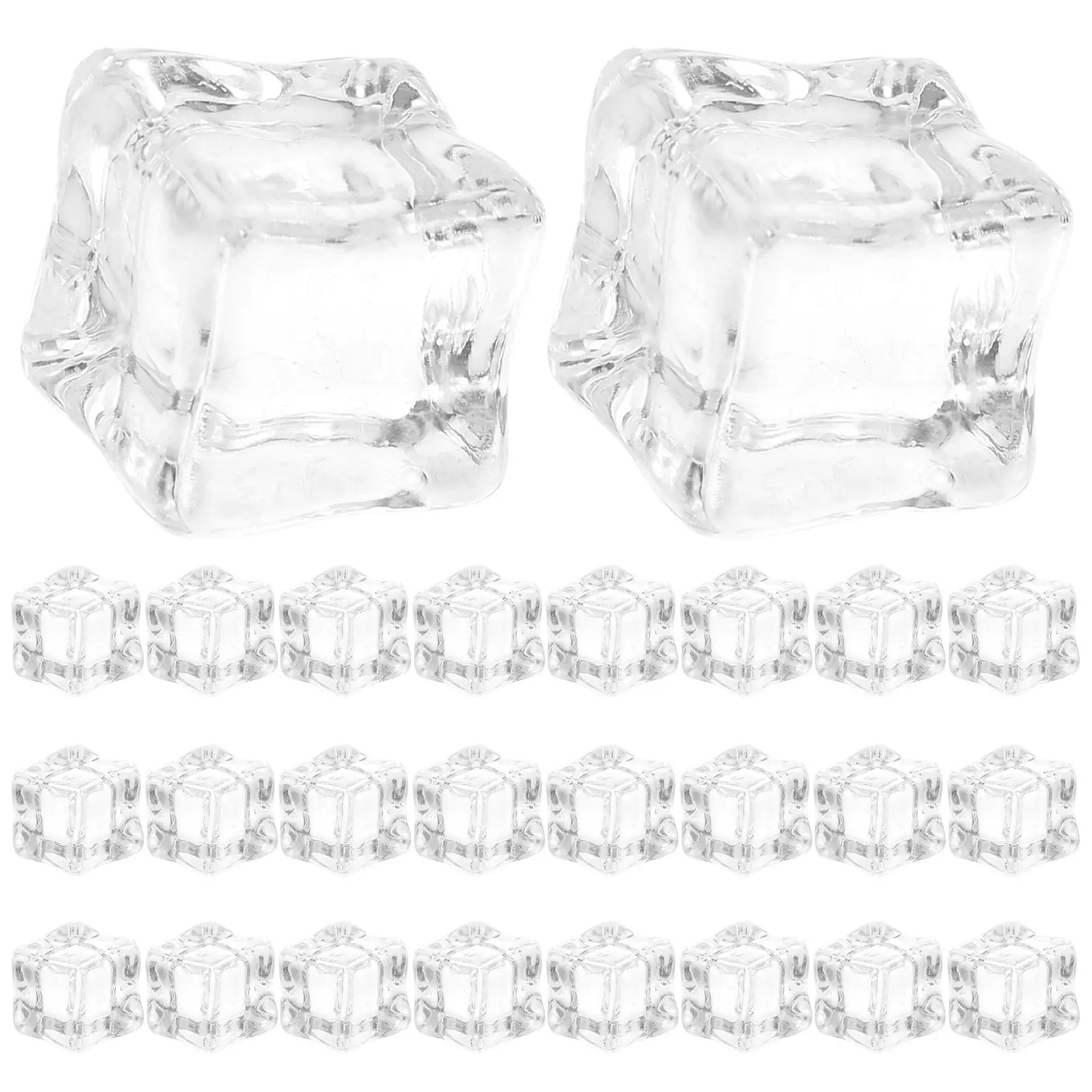 130Pcs Faux Ice Cubes 18Mm Crystal Clear Acrylic Fake Ice Rocks for Vase Fillers Table Scatter Cocktails Wine Centerpieces
130Pcs Faux Ice Cubes 18Mm Crystal Clear Acrylic Fake Ice Rocks for Vase Fillers Table Scatter Cocktails Wine Centerpieces