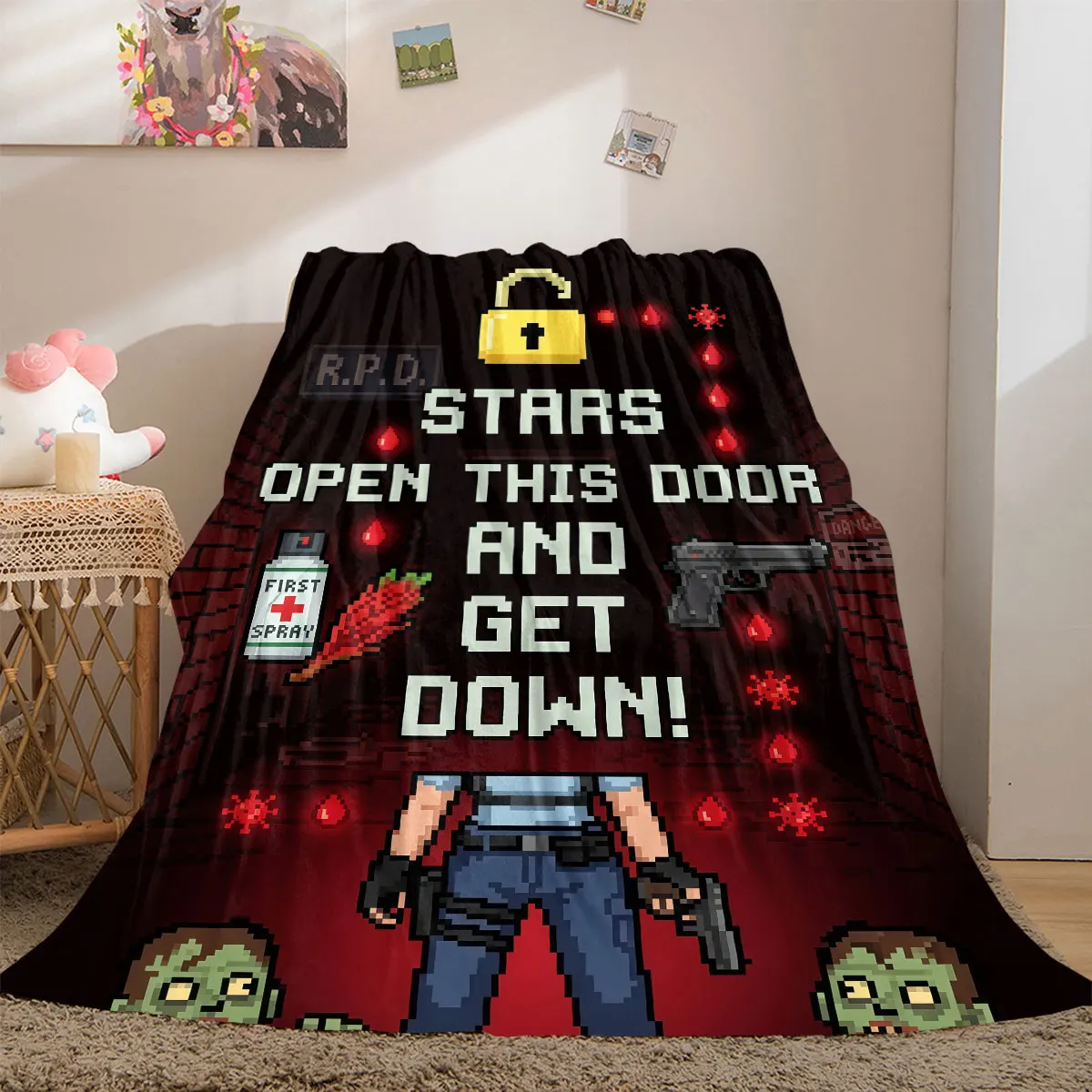 Resident EvilF Best 2D Print Flannel Blanket, Cartoon Characters for Sofa, Cozy Bedding for Travel Picnic_LIAN
Resident EvilF Best 2D Print Flannel Blanket, Cartoon Characters for Sofa, Cozy Bedding for Travel Picnic_LIAN