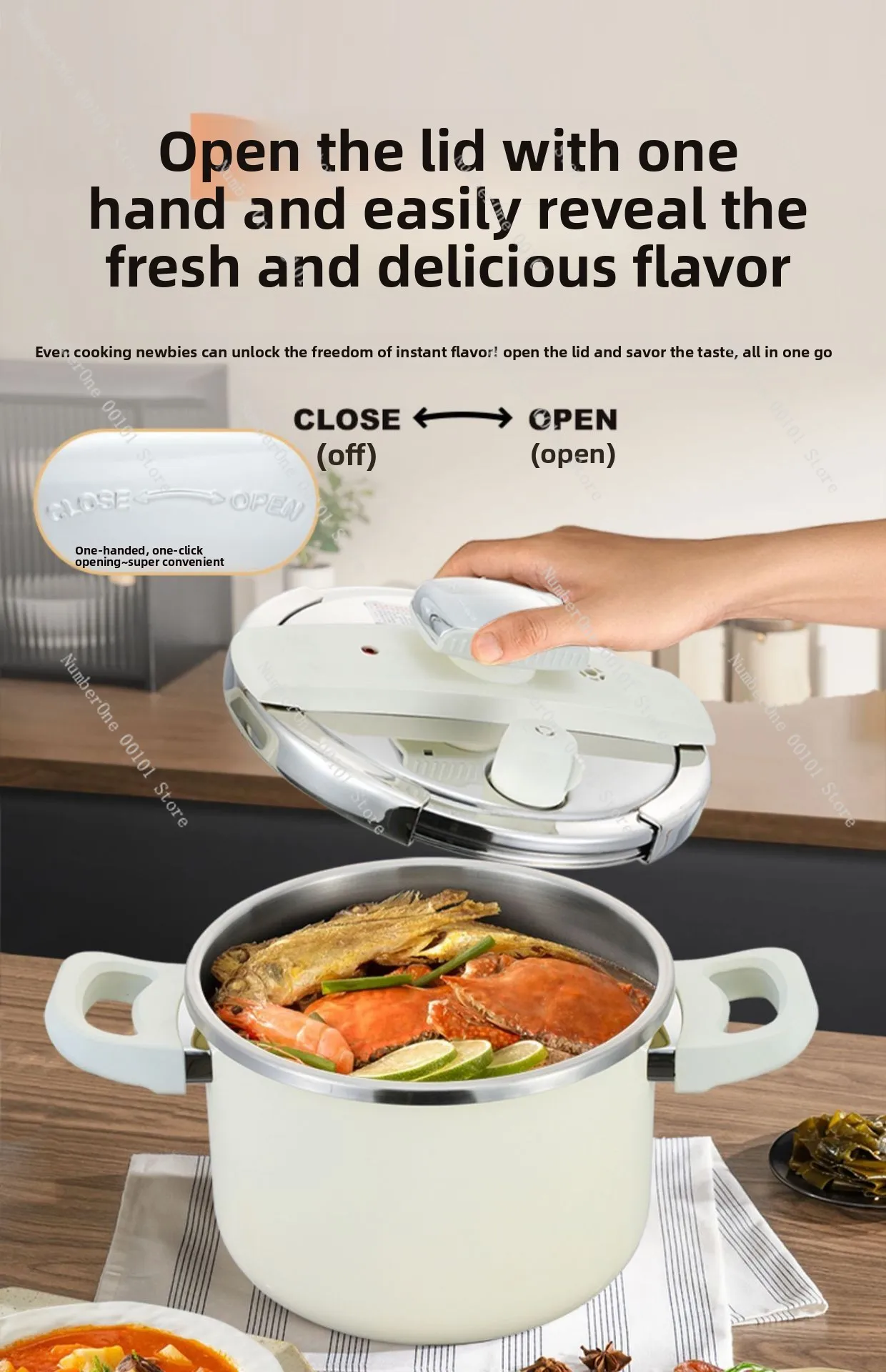 Innovative Household Pressure Cooker | Made from 316L Stainless Steel
Innovative Household Pressure Cooker | Made from 316L Stainless Steel