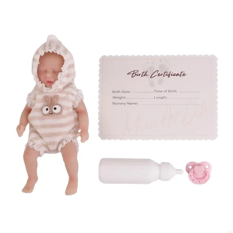 634F 6.3 Inch Asleep Sleeping Boy Realistic Silicone Full Body White Skin Boy for Kid Age with Clothes
634F 6.3 Inch Asleep Sleeping Boy Realistic Silicone Full Body White Skin Boy for Kid Age with Clothes