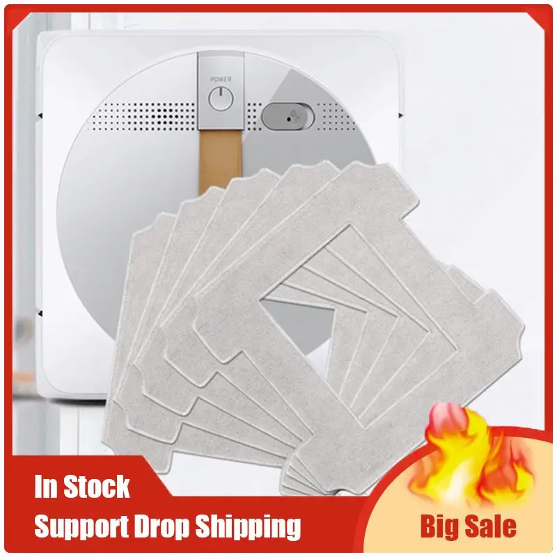 Top Deals 10Pcs Mop Cloth Washable Mop Pads For Ecovacs WINBOT W1/W1 Pro Window Vacuum Cleaner Replacement Spare Parts
Top Deals 10Pcs Mop Cloth Washable Mop Pads For Ecovacs WINBOT W1/W1 Pro Window Vacuum Cleaner Replacement Spare Parts