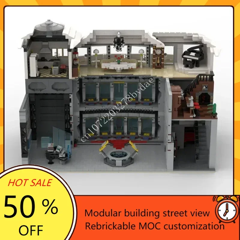 5021 шт., супергерои, база MOC, креативная модель с видом на улицу, строительные блоки, архитектура, сделай сам, образование, сборная модель, игрушки, подарки
5021 шт., супергерои, база MOC, креативная модель с видом на улицу, строительные блоки, архитектура, сделай сам, образование, сборная модель, игрушки, подарки