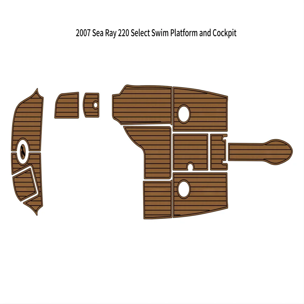 2007 Sea Ray 220 Select Платформа для плавания Кокпит Pad Лодка EVA Foam Teak Floor Mat SeaDek MarineMat Gatorstep Style Самоклеящийся
2007 Sea Ray 220 Select Платформа для плавания Кокпит Pad Лодка EVA Foam Teak Floor Mat SeaDek MarineMat Gatorstep Style Самоклеящийся