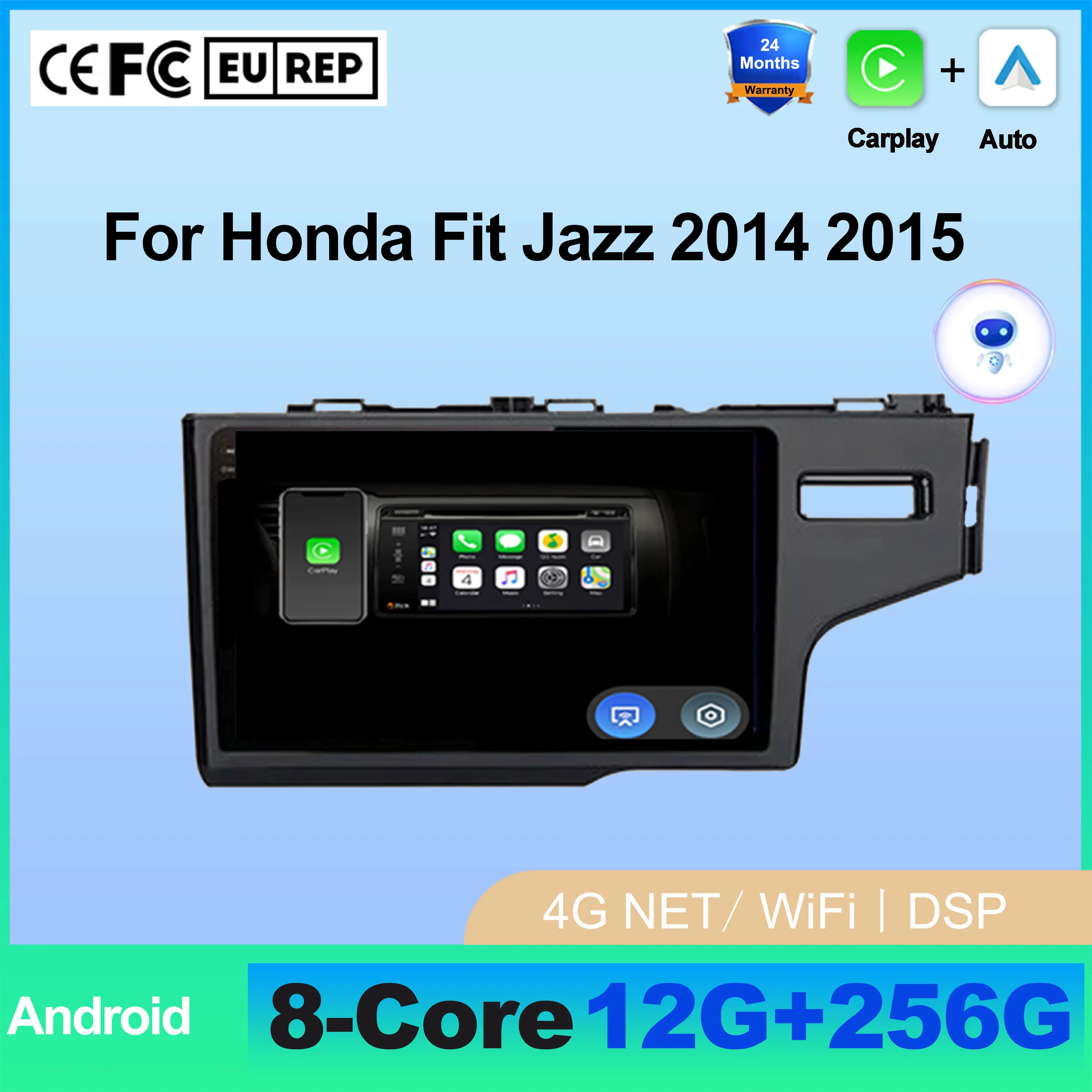 10 inch GPS Navigation WiFi+4G For Honda Fit Jazz 2014 2015 Car Radio Multimedia Player Android 15 Auto Wireless Carplay DSP
10 inch GPS Navigation WiFi+4G For Honda Fit Jazz 2014 2015 Car Radio Multimedia Player Android 15 Auto Wireless Carplay DSP