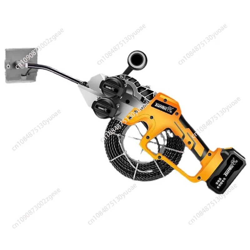 Lithium Battery Electric Thread Machine Automatic Pull Wire Stringing Machine Cable Push Puller Tools Wall Threading Machine
Lithium Battery Electric Thread Machine Automatic Pull Wire Stringing Machine Cable Push Puller Tools Wall Threading Machine