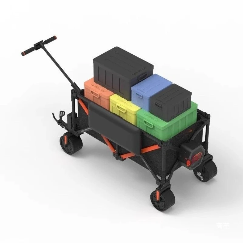 Camper, electric stall camping folding cart, can sit on the trolley outdoors
Camper, electric stall camping folding cart, can sit on the trolley outdoors