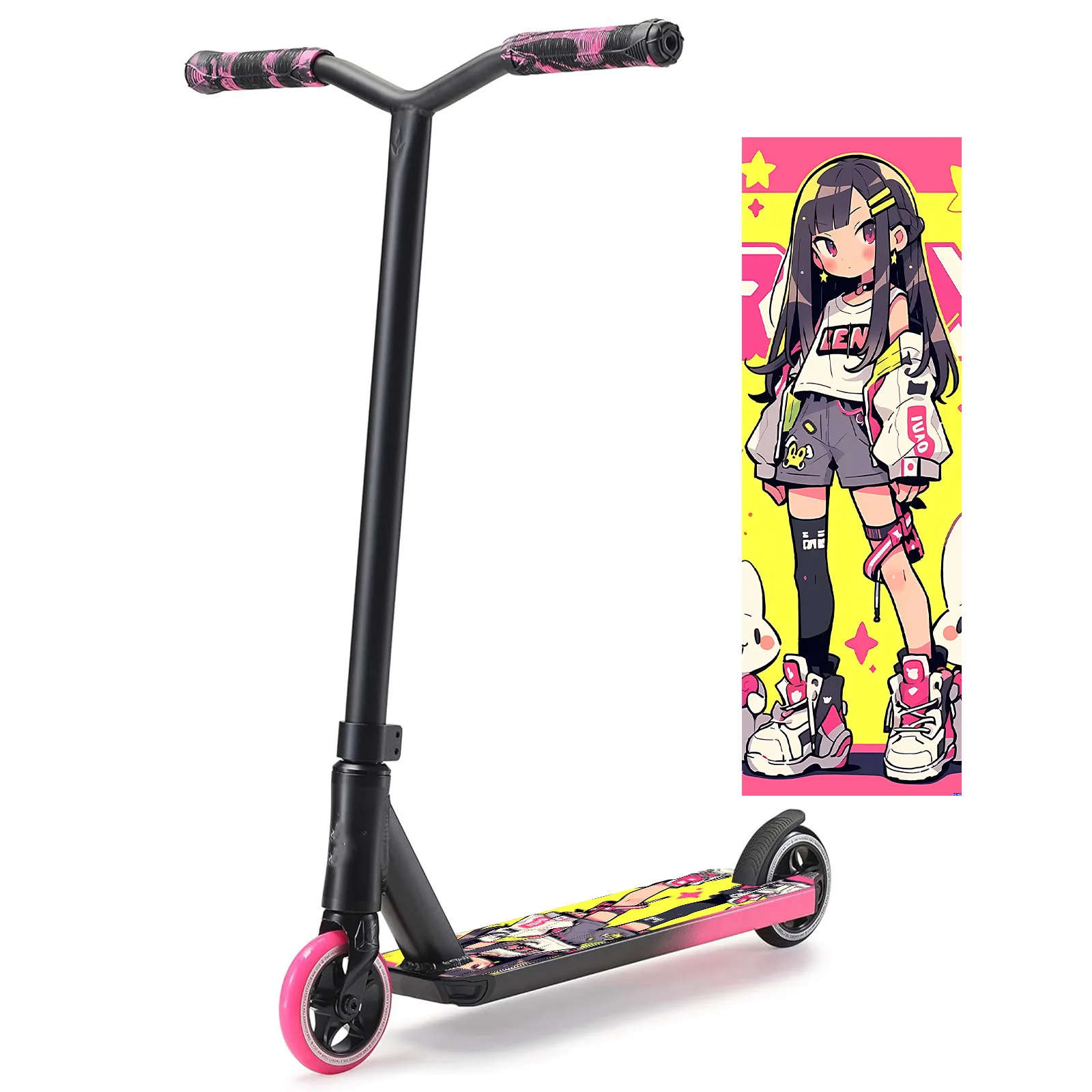 1 Tide Cool Vibrant Girl Scooter Sticker, Cool Creative Body Sticker, Scooter Body Decoration Sticker PVC Sticker Easy to Instal
1 Tide Cool Vibrant Girl Scooter Sticker, Cool Creative Body Sticker, Scooter Body Decoration Sticker PVC Sticker Easy to Instal