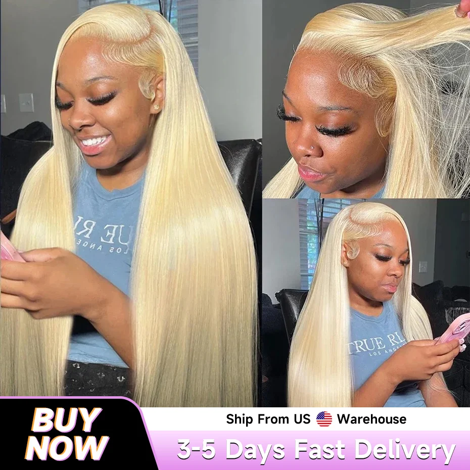613 HD Lace Frontal Wig 13X4 13X6 360 Straight Lace Front Wig Human Hair 30 40 Inch 200 250 Density Brazilian Hair Wig For Women
613 HD Lace Frontal Wig 13X4 13X6 360 Straight Lace Front Wig Human Hair 30 40 Inch 200 250 Density Brazilian Hair Wig For Women