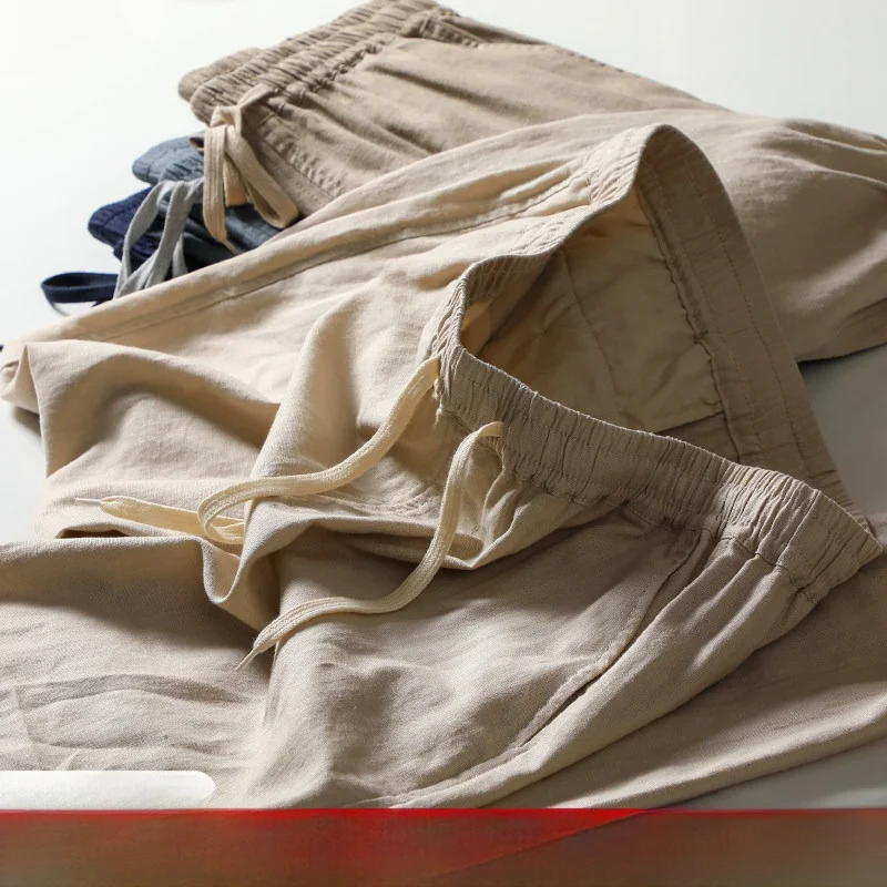 l Linen Men's Faion Casual Pants T735 Second Wave Summer 2024 Loose Fit Sports Trousers with Dstring
l Linen Men's Faion Casual Pants T735 Second Wave Summer 2024 Loose Fit Sports Trousers with Dstring