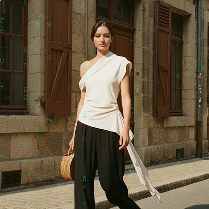 Cotton Linen Asymmetrical Off Shoulder Tee Tops Women Summer Casual Fashion Basic Blouse
Cotton Linen Asymmetrical Off Shoulder Tee Tops Women Summer Casual Fashion Basic Blouse