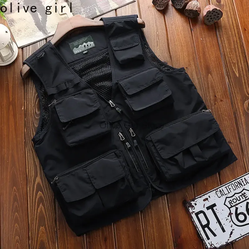 Vest Spring Summer Multi Pocket Outdoor Men's Vest Photography Fishing Vestn Plus Size Thin Camisole Jacket
Vest Spring Summer Multi Pocket Outdoor Men's Vest Photography Fishing Vestn Plus Size Thin Camisole Jacket