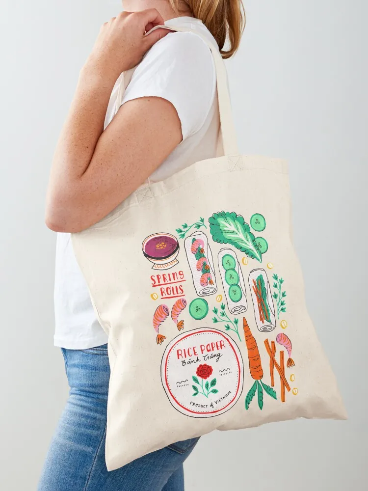 Vietnamese Spring Rolls Tote Bag Women's bag woman shopping bag free delivery bags
Vietnamese Spring Rolls Tote Bag Women's bag woman shopping bag free delivery bags