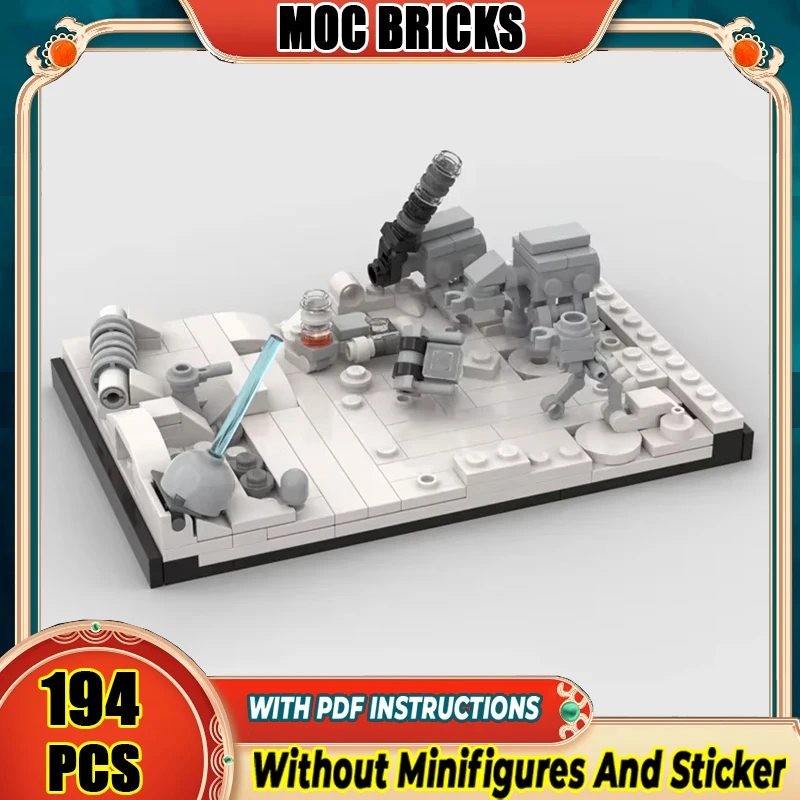 Popular Star Movie Model Moc Building Blocks Snow Campaign Model Technology Brick DIY Assembly Construction Toy Holiday Gifts
Popular Star Movie Model Moc Building Blocks Snow Campaign Model Technology Brick DIY Assembly Construction Toy Holiday Gifts