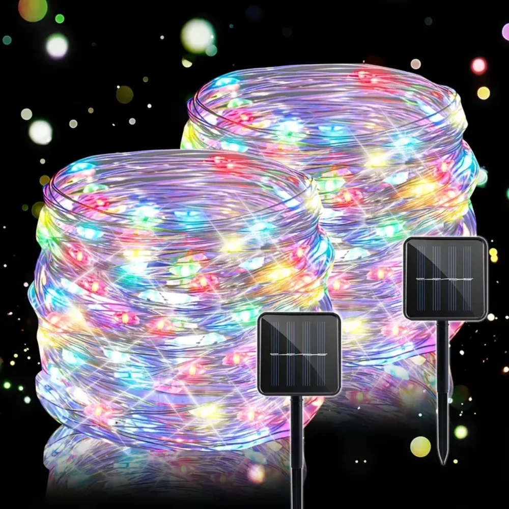 Festoon Solar LED Copper Wire String Lights Garden Decoration Outdoor Summer Camping Wedding Party Christmas Fairy Garland Lamp
Festoon Solar LED Copper Wire String Lights Garden Decoration Outdoor Summer Camping Wedding Party Christmas Fairy Garland Lamp