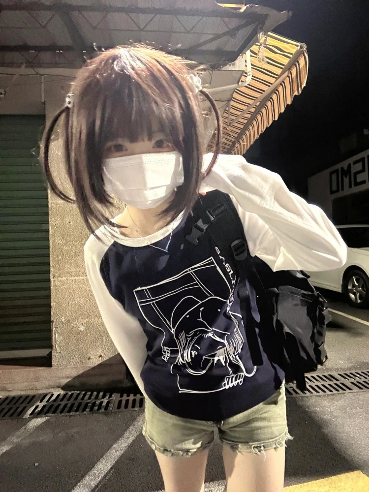 Japanese Kawaii Cartoon Print Hoodies Patchwork Women Harajuku Loose Tops Sweet Contrast Color Sweatshirts Y2k Aesthetic
Japanese Kawaii Cartoon Print Hoodies Patchwork Women Harajuku Loose Tops Sweet Contrast Color Sweatshirts Y2k Aesthetic