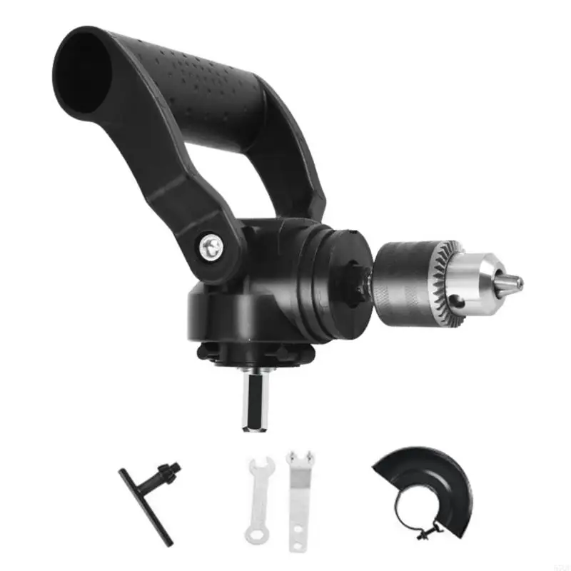 57QF 90 Degree Drill Adapter Antislip Multifunctional Drill Adapter Right Angled Drill Attachment Metal Drill Chuck Accessory
57QF 90 Degree Drill Adapter Antislip Multifunctional Drill Adapter Right Angled Drill Attachment Metal Drill Chuck Accessory