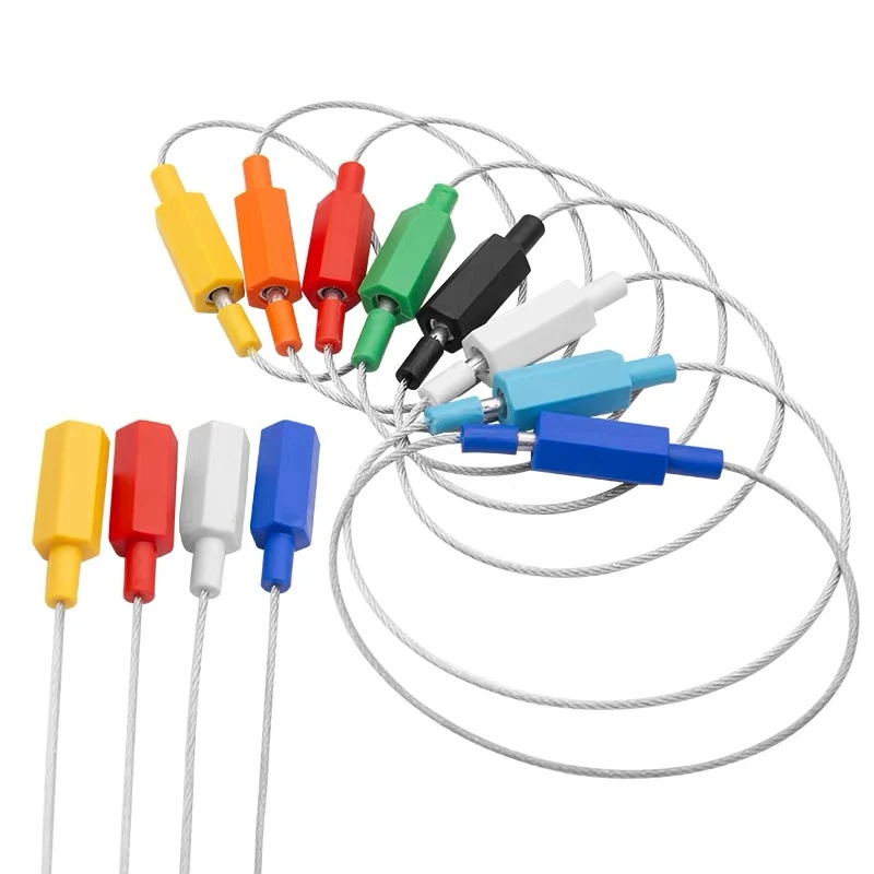 100Pcs Disposable Steel Wire Seals Anti-Counterfeiting Label Cable Ties Self-Locking Cargo Container Security Seals Lock 25cm
100Pcs Disposable Steel Wire Seals Anti-Counterfeiting Label Cable Ties Self-Locking Cargo Container Security Seals Lock 25cm
