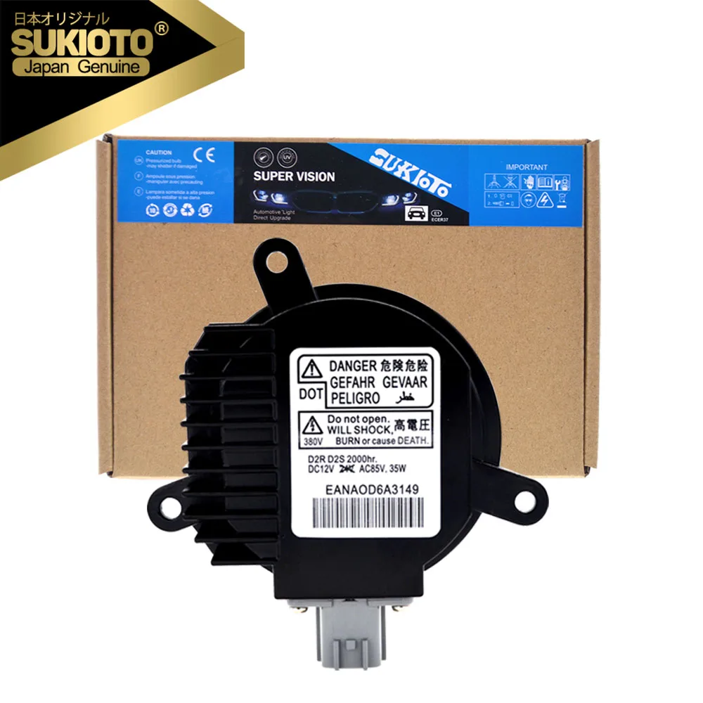 SUKIOTO JAPAN EANA11C12122 EANA090A0350 EANC33U10749 D2S Xenon Headlight HID Ballast For Nissan 350Z Altim GT-R Murano Maxima
SUKIOTO JAPAN EANA11C12122 EANA090A0350 EANC33U10749 D2S Xenon Headlight HID Ballast For Nissan 350Z Altim GT-R Murano Maxima
