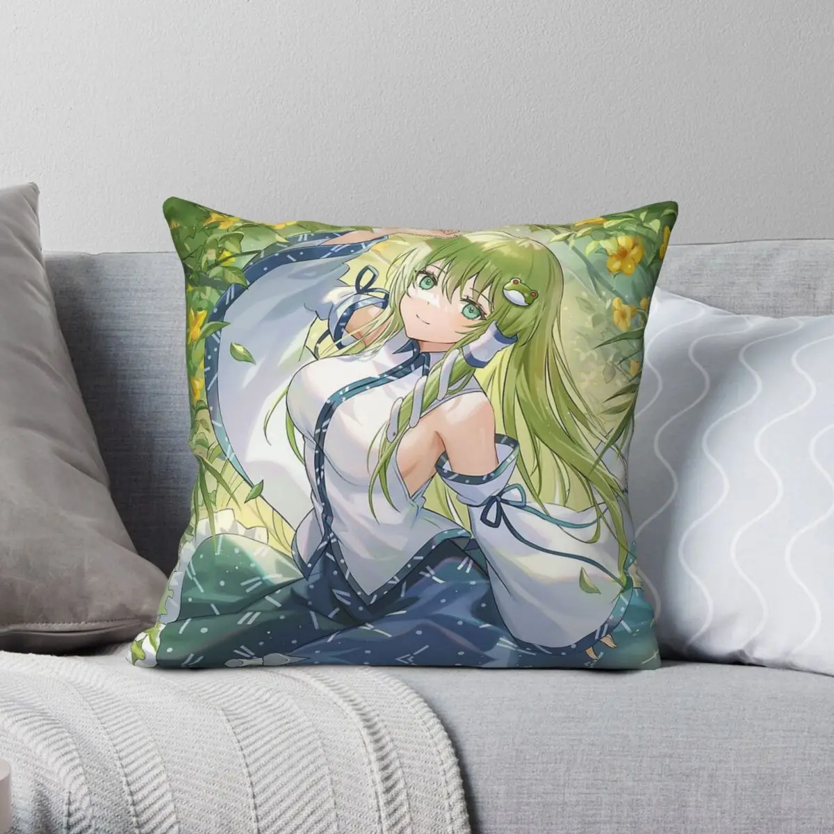 Touhou Project Sanae Kochiya Square Pillowcase Polyester Linen Velvet Printed Zip Decor Room Cushion Cover
Touhou Project Sanae Kochiya Square Pillowcase Polyester Linen Velvet Printed Zip Decor Room Cushion Cover