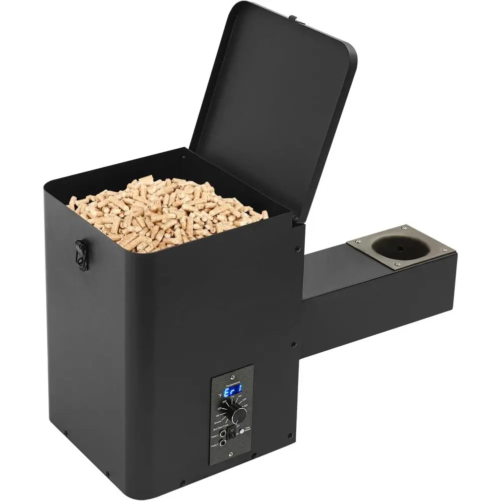 Wood Pellet Smoker Hopper Kit, Digital Temp Controller, Knob Style for Grilling, Smoking, Baking, Roasting, and BBQ
Wood Pellet Smoker Hopper Kit, Digital Temp Controller, Knob Style for Grilling, Smoking, Baking, Roasting, and BBQ