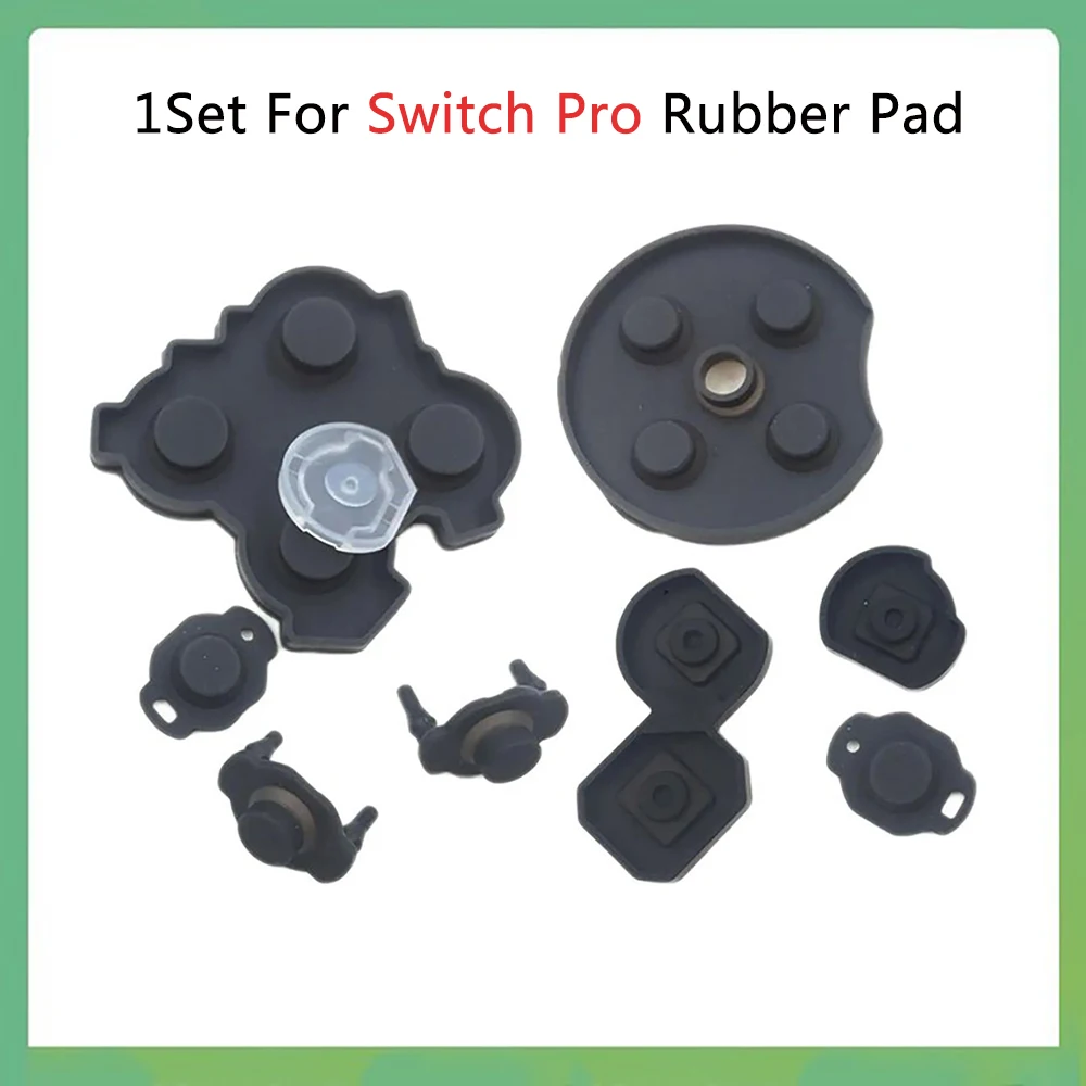 1 комплект для Switch Pro, резиновая накладка для контроллера NS Switch Pro, проводящая накладка, силиконовая кнопка ABXY, запасные части для креста, замена
1 комплект для Switch Pro, резиновая накладка для контроллера NS Switch Pro, проводящая накладка, силиконовая кнопка ABXY, запасные части для креста, замена