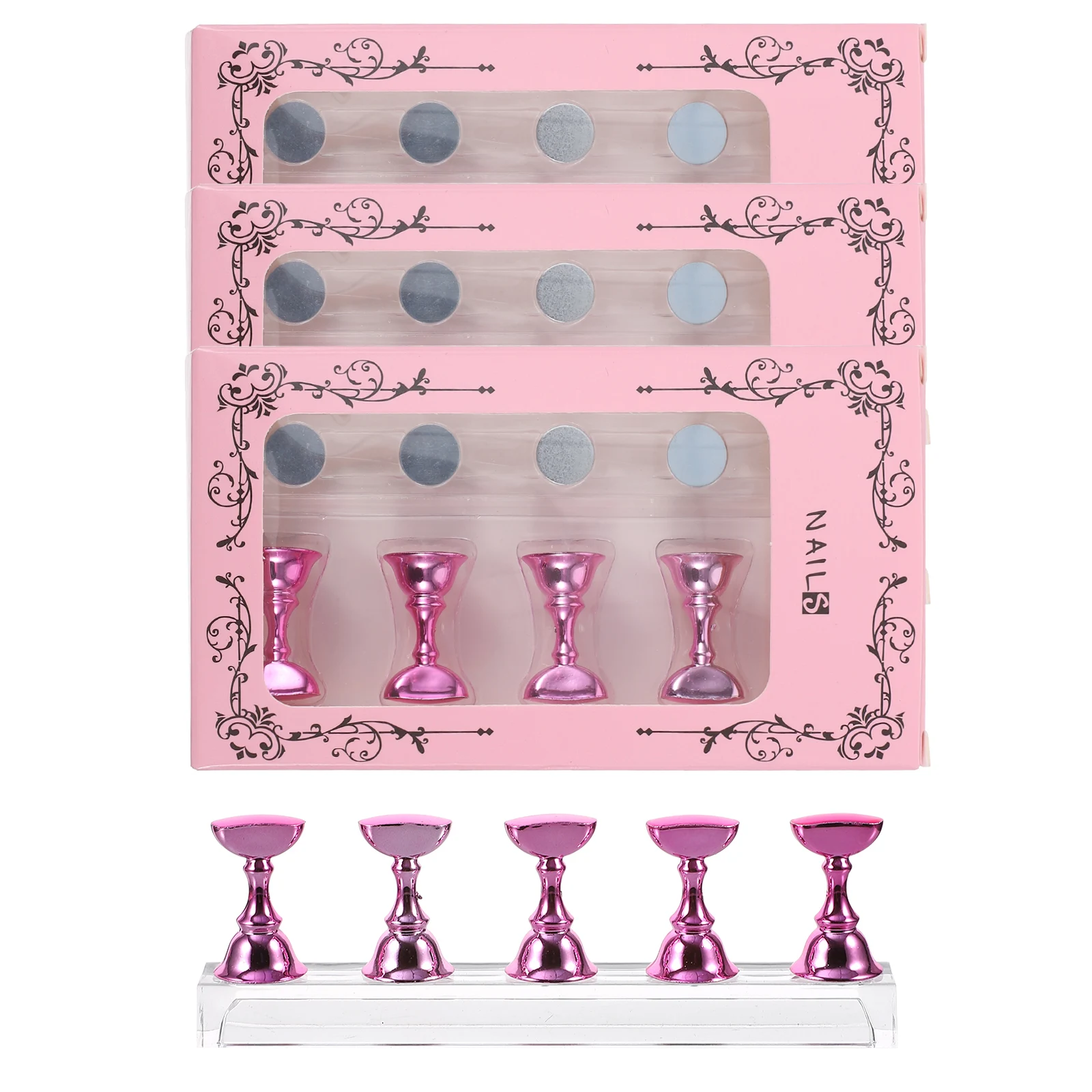 20Pcs Nail Tip Display Stands Magnetic Plastic Nail Art Holder Practice Display Rack for Salon DIY Manicure Tool
20Pcs Nail Tip Display Stands Magnetic Plastic Nail Art Holder Practice Display Rack for Salon DIY Manicure Tool