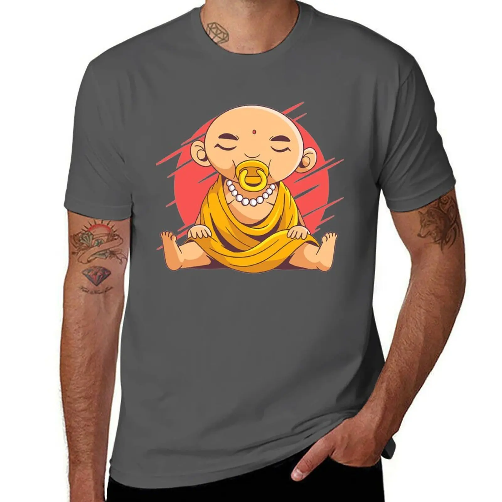 Baby Buddha Meditation T-Shirt Simple Graphic Design T-Shirt
Baby Buddha Meditation T-Shirt Simple Graphic Design T-Shirt