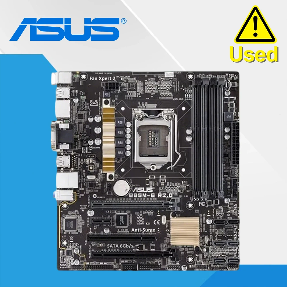 ASUS B85M-E R2.0 LGA1150 SOCKET,DDR3,M-ATX,B85,HDMI,DP,VGA,DVI Mothebroard
ASUS B85M-E R2.0 LGA1150 SOCKET,DDR3,M-ATX,B85,HDMI,DP,VGA,DVI Mothebroard
