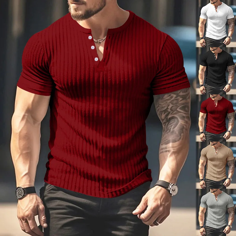 2025 New Men's V-Neck Slim Fit T-Shirt Summer Short Sleeve Breathable Casual Top Trendy Tee Hot Sale
2025 New Men's V-Neck Slim Fit T-Shirt Summer Short Sleeve Breathable Casual Top Trendy Tee Hot Sale
