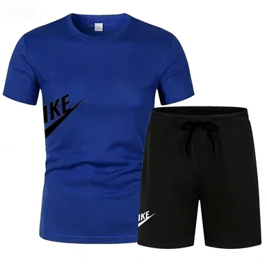 2026 Men's Summer T-shirt and Shorts Set, Men's Breathable Sportswear Set, Casual and Fashionable Short-sleeved T-shirt Set
2026 Men's Summer T-shirt and Shorts Set, Men's Breathable Sportswear Set, Casual and Fashionable Short-sleeved T-shirt Set