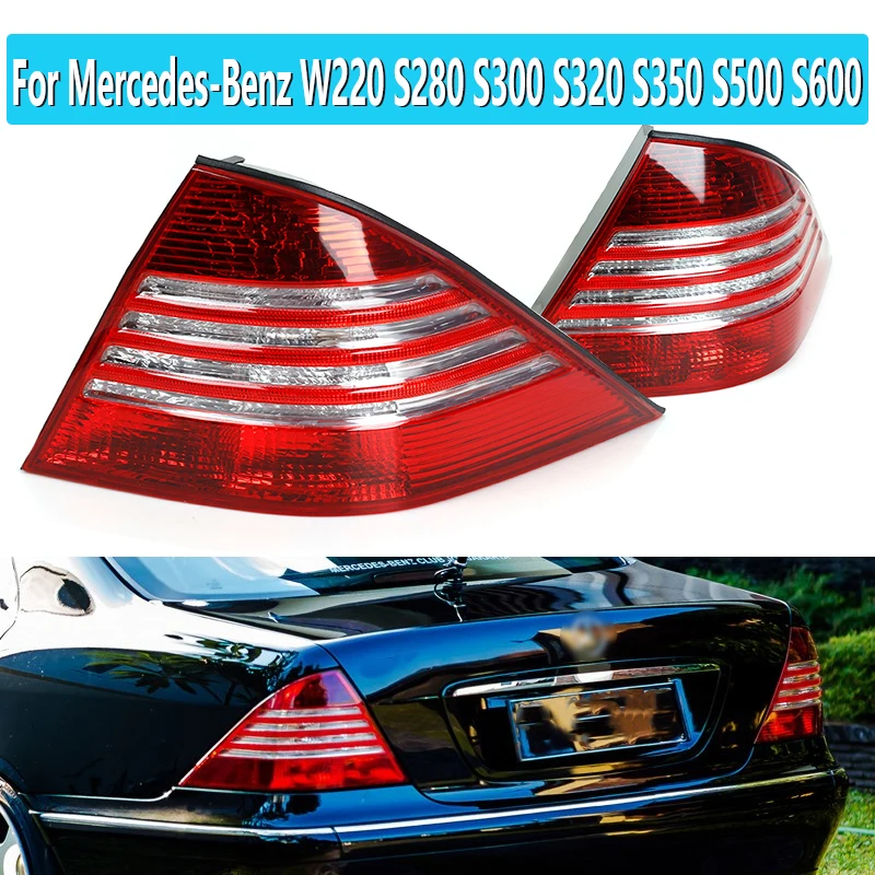 For Mercedes-Benz W220 S280 S300 S320 S350 S500 S600 2002-2005 Car LED Rear Brake Lamp Taillights Car-styling Assembly
For Mercedes-Benz W220 S280 S300 S320 S350 S500 S600 2002-2005 Car LED Rear Brake Lamp Taillights Car-styling Assembly