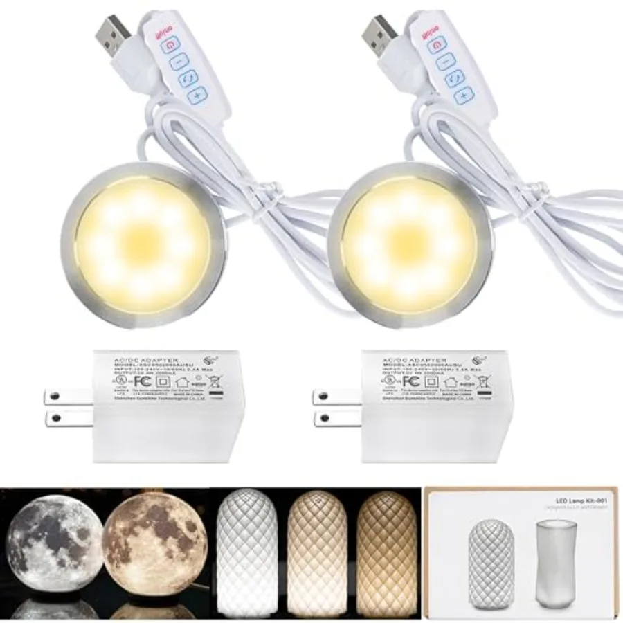 LED Lamp Kit 001 for Bambu Lab MH001, Dimmable 3-Color Round LED, USB 5V 3D Printer Light Kit with Power-Off Memory, MakerWorld
LED Lamp Kit 001 for Bambu Lab MH001, Dimmable 3-Color Round LED, USB 5V 3D Printer Light Kit with Power-Off Memory, MakerWorld