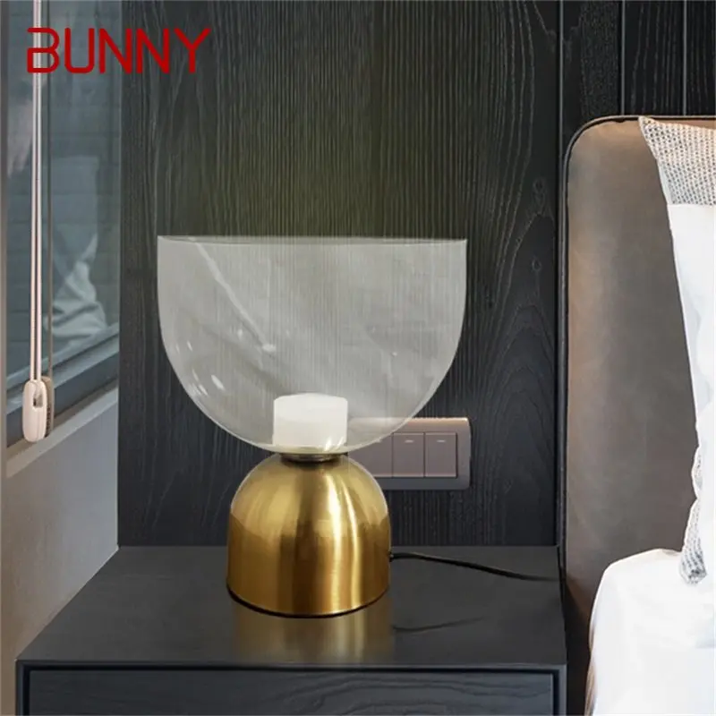 BUNNY Nordic Table Lamp Contemporary Simple Creative Glass Desk Home Decorative LED Light
BUNNY Nordic Table Lamp Contemporary Simple Creative Glass Desk Home Decorative LED Light