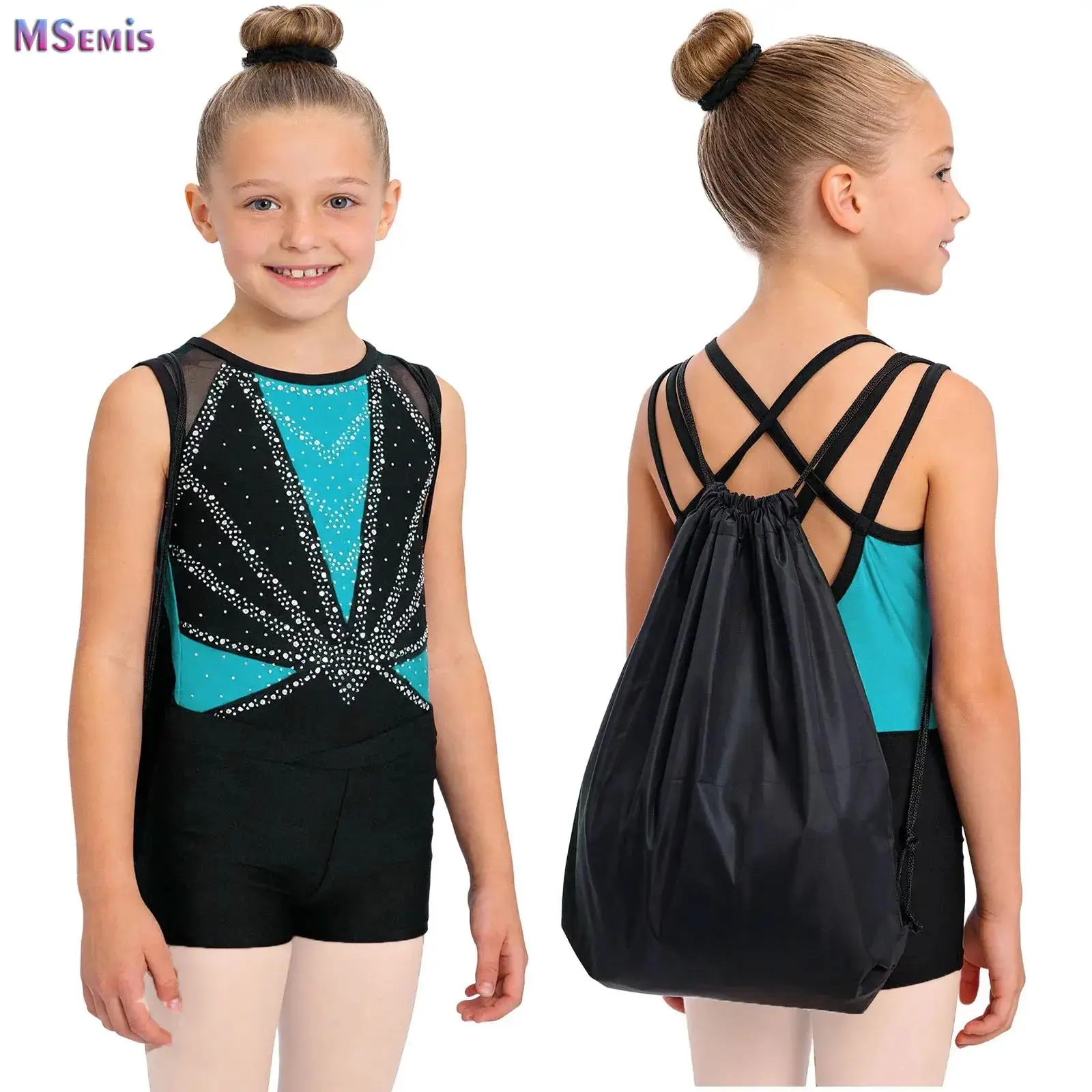 Kids Girl Sparkly Rhinestone Dance Leotard Sleeveless Back Tank Bodysuits Figure Ice Skating Uniform Gymnastics Ballet Dancewear
Kids Girl Sparkly Rhinestone Dance Leotard Sleeveless Back Tank Bodysuits Figure Ice Skating Uniform Gymnastics Ballet Dancewear