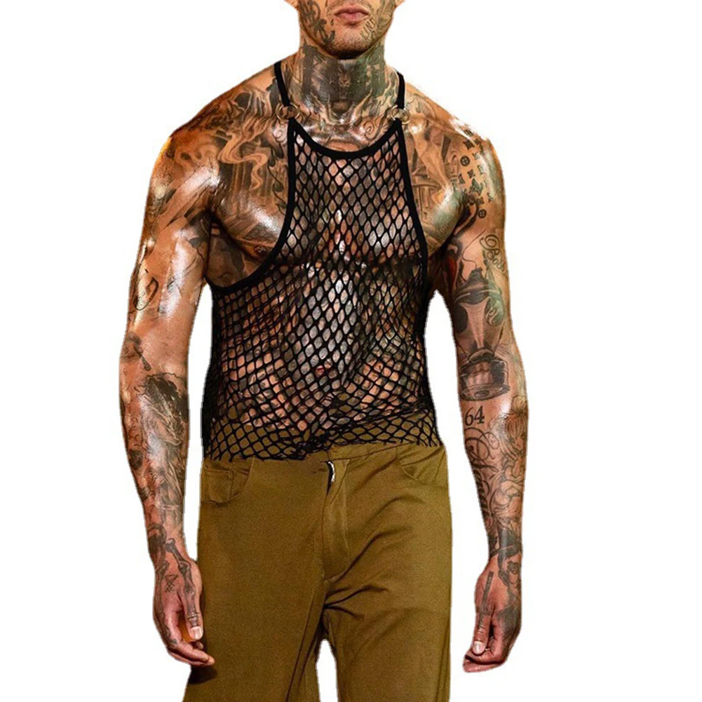 Mens Sleeveless Mens Tops Mens Vest Training Blouse Transparent Brand New Singlet Sleepwear Sleeveless Tank Tops Vest
Mens Sleeveless Mens Tops Mens Vest Training Blouse Transparent Brand New Singlet Sleepwear Sleeveless Tank Tops Vest