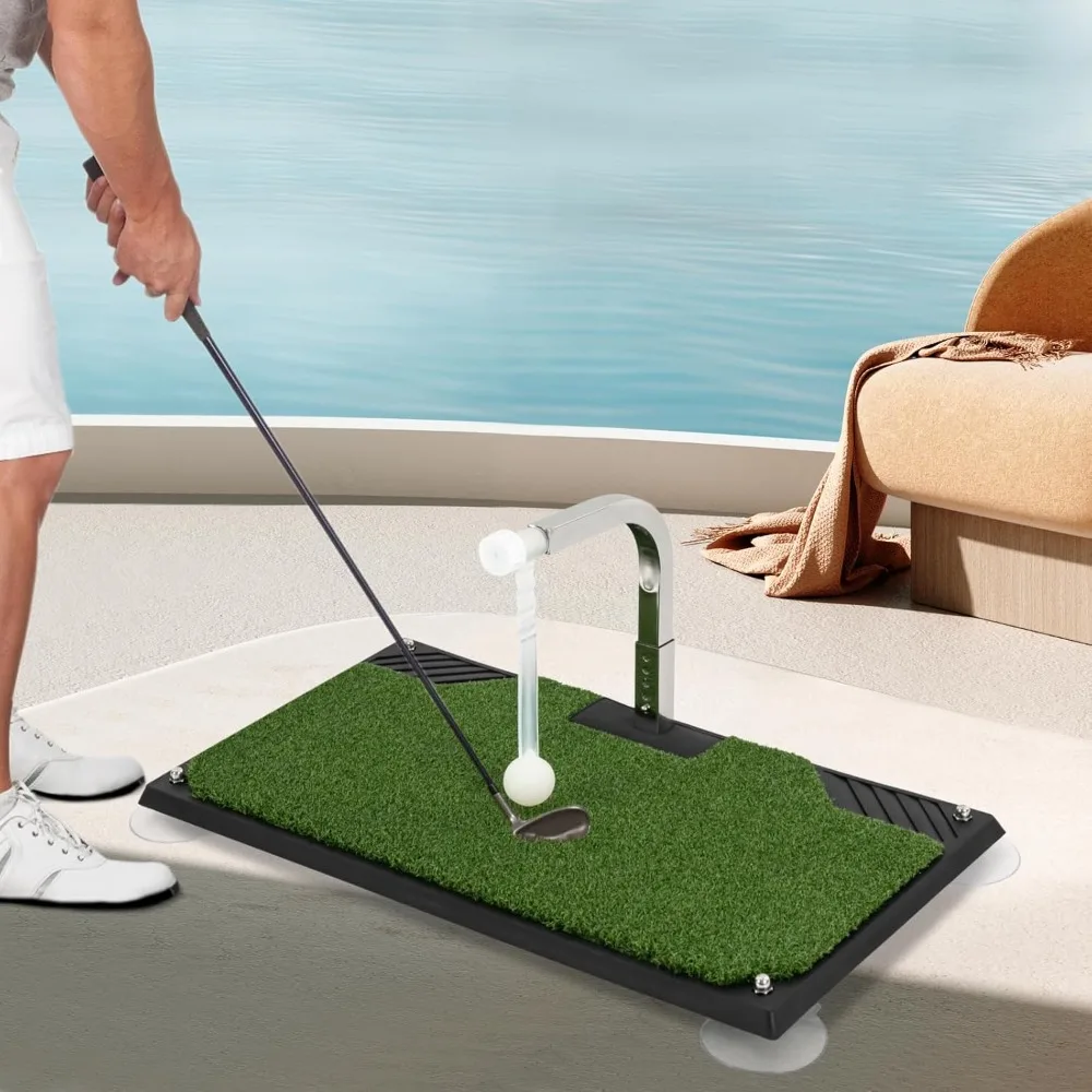 Golf Training Equipment with 5 Height Adjustments Golf Practice Indoor Portable Mat with 4 Suction Pads 360 ° Automatic Return
Golf Training Equipment with 5 Height Adjustments Golf Practice Indoor Portable Mat with 4 Suction Pads 360 ° Automatic Return