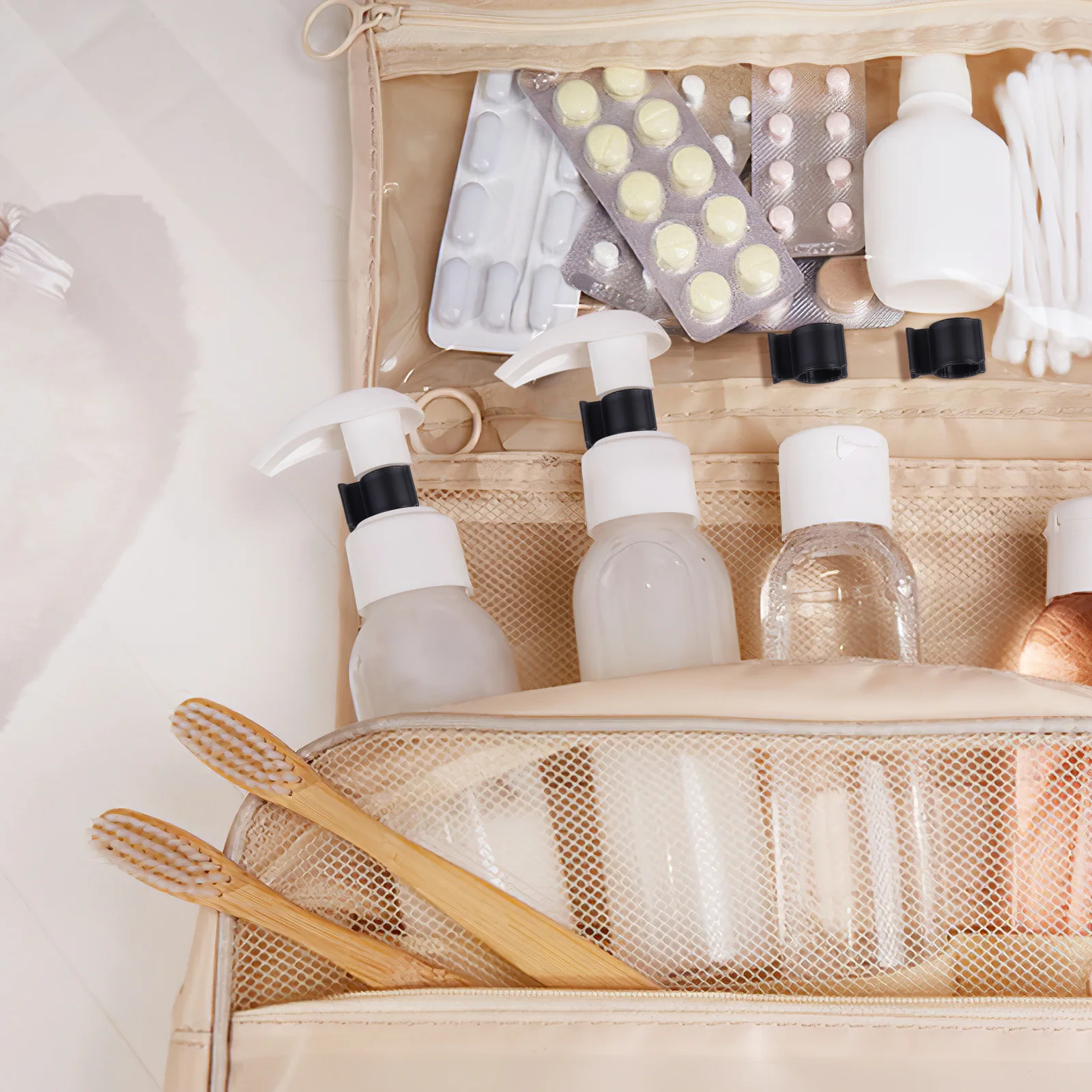 30Pcs Bottle Lock Leakproof Clip Buckles Cleansing Oil Lotion Pump Dispenser Plastic Pump Collar Locks Shampoo
30Pcs Bottle Lock Leakproof Clip Buckles Cleansing Oil Lotion Pump Dispenser Plastic Pump Collar Locks Shampoo