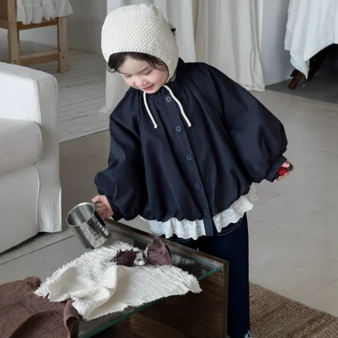 Baby Girl Fashion Spring and Autumn New Style Clothes Lace All-match Kids Outwear Coat Long Sleeve Jacket
Baby Girl Fashion Spring and Autumn New Style Clothes Lace All-match Kids Outwear Coat Long Sleeve Jacket